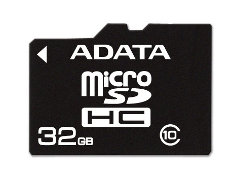 A-DATA Micro SDHC Card 32GB Class10