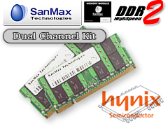 SMD-N4G88HP-6E-D DDR2SODIMM-667 2GB*2SET