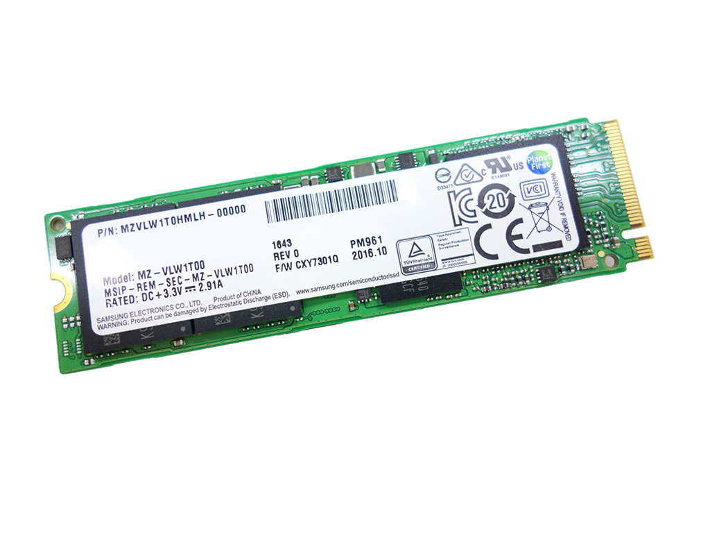 PM961 MZVLW1T0HMLH-00000