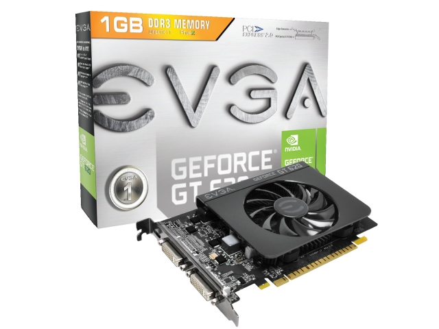 EVGA GT620 1GB DDR3 01G-P3-2621 国内