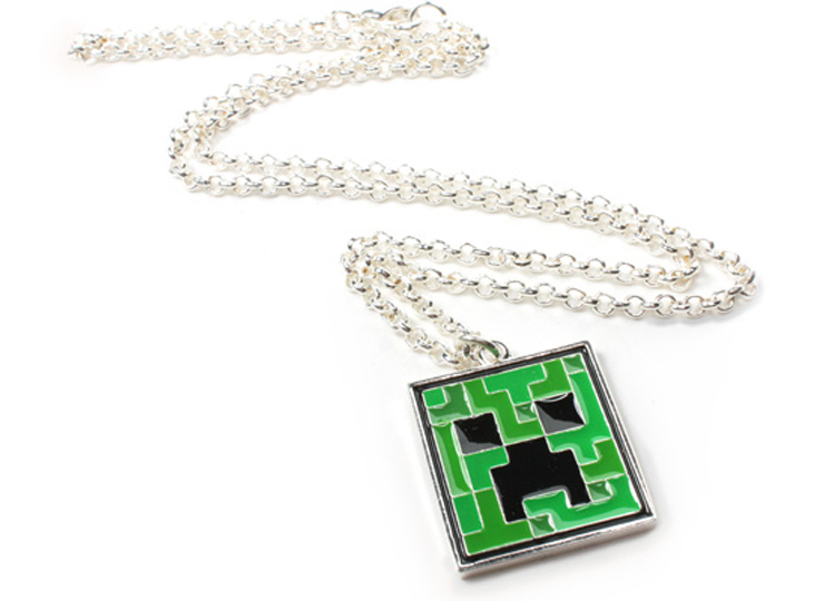 Minecraft Creeper Pendant Necklace