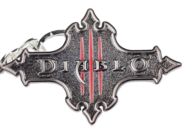 Diablo III Logo Keychain