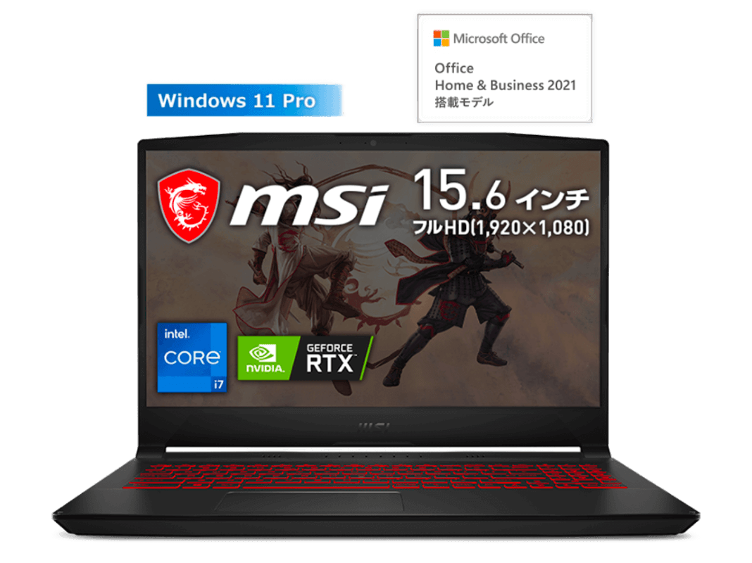 MSI MSI ゲーミングノート Katana GF66 11U Katana-GF66-11UE-2217JP
