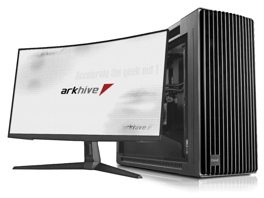 ARK arkhive Business Custom BC-A9R2 Ryzen 9 9900X 搭載 AB-AG12B65A