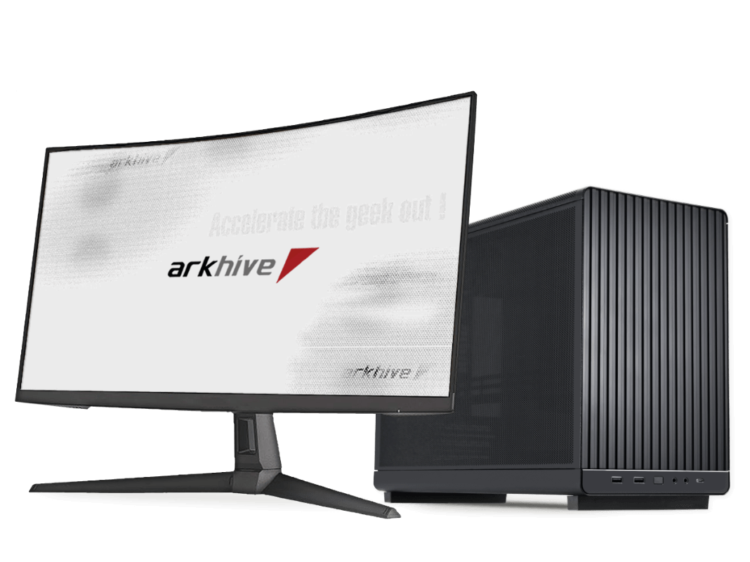 ARK arkhive Gaming Custom GC-A5S Ryzen 5 8600G 搭載 DeskMeet AG