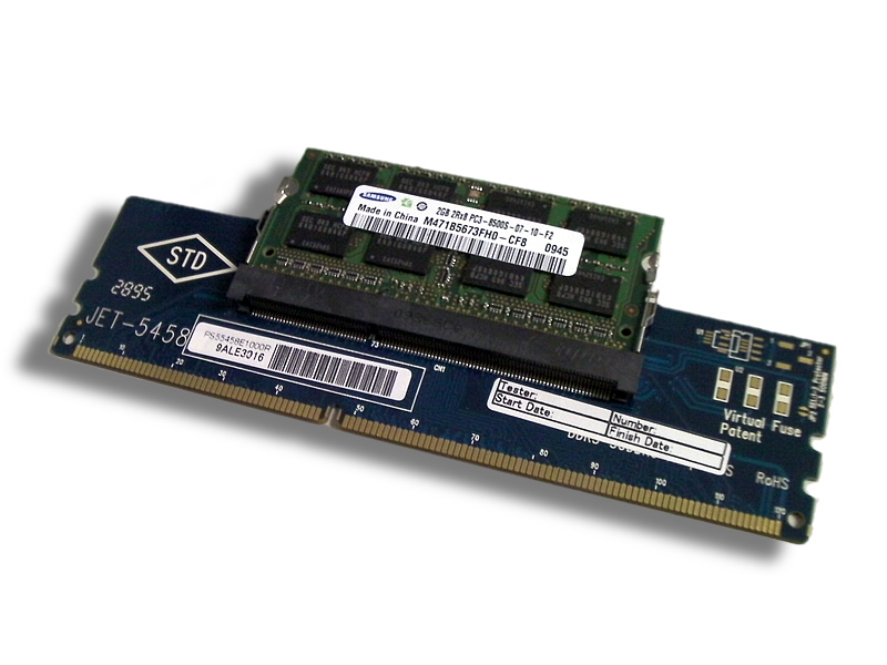 SanMax JET-5458 240pin-204pin DDR3-S.O.DIMM変換基板 JET-5458 [保証 