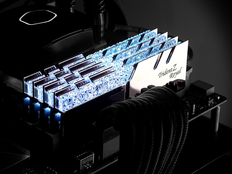 G Skill F4 3200c16d 16gtrs Trident Z Royal 288pin Ddr4 3200 Cl16 18 18 16gb 8gbx2枚組 Set 1 35volt Xmp2 0 製品詳細 パソコンshopアーク Ark