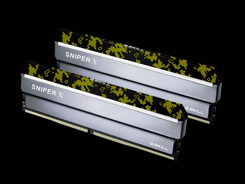G.Skill F4-3200C16D-32GSXKB Sniper X 288pin DDR4-3200 CL16-18-18-38 32GB( 16GBx2枚組)SET 1.35Volt XMP2.0 - 製品詳細 | パソコンSHOPアーク（ark）
