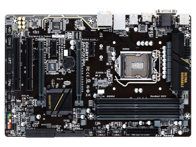 GIGABYTE GA-H170-HD3 インテル 100シリーズ LGA1151対応 intel H170