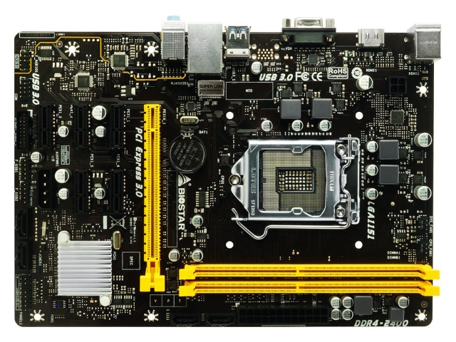 Biostar H110m Btc インテル 100シリーズ Lga1151対応 Intel H110チップセット搭載microatxマザーボード 製品詳細 パソコンshopアーク Ark