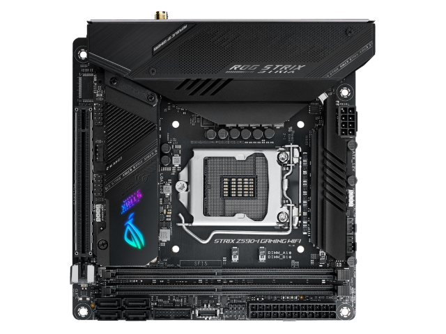 Asus Rog Strix Z590 I Gaming Wifi インテル 500シリーズ Lga10対応 Intel Z590チップセット搭載 Mini Itxマザーボード 製品詳細 パソコンshopアーク Ark