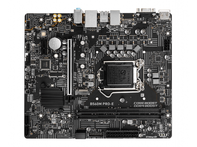 MSI B560M PRO-E インテル 500シリーズ LGA1200対応 intel B560チップセット搭載MicroATXマザーボード -  製品詳細 | パソコンSHOPアーク（ark）