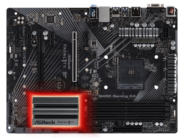 Asrock Fatal1ty B450 Gaming K4 Amd 400シリーズ Socket Am4対応 Amd B450チップセット搭載atxマザーボード 製品詳細 パソコンshopアーク Ark