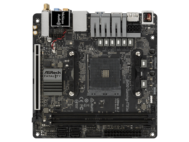 ASRock Fatal1ty B450 Gaming-ITX/ac AMD 400シリーズ Socket AM4対応 
