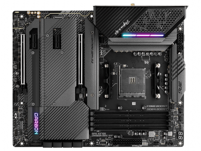 MSI MPG X570S CARBON MAX WIFI AMD 500シリーズ Socket AM4対応 AMD  X570チップセット搭載ATXマザーボード - 製品詳細 | パソコンSHOPアーク（ark）