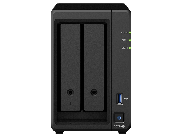 Synology DiskStation DS720+ DiskStation  優れた拡張性とパフォーマンスを備え、ビジネス向けのファイル管理用途に最適な 2ベイ NASキット - 製品詳細 | パソコンSHOPアーク（ark）