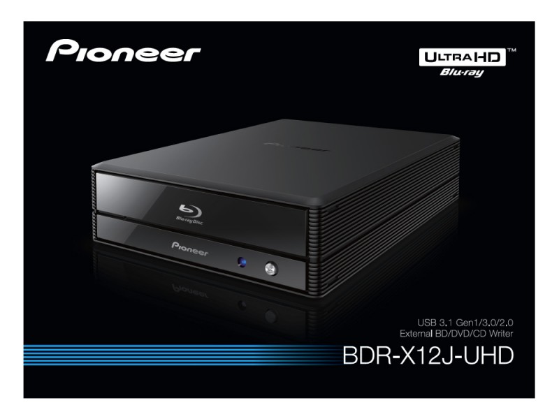 お早め配送 【新品】BDR-X12J-UHD 外付けブルーレイドライブBDドライブ 5インチ PC周辺機器