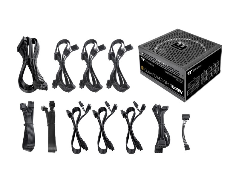 Thermaltake Toughpower GF1 Gold 1000W TOUGHPOWER GF1 GOLD - 製品詳細 |  パソコンSHOPアーク（ark）