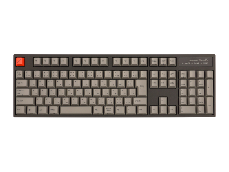 Archiss Archiss Maestrofl メカニカル フルキーボード 日本語jis配列 黒ボディ グレーキーキャップ モデル Cherry Mx 黒軸 Maestro Fl 製品詳細 パソコンshopアーク Ark