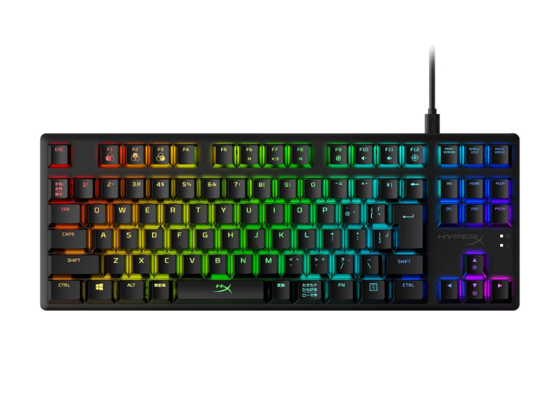 Kingston Hyperx Alloy Origins Core Tenkeyless Mechanical Gaming Keyboard Hyperx Red Key 日本語91キー Rgb Alloy Origins 製品詳細 パソコンshopアーク Ark