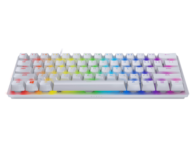 Razer Huntsman Mini Mercury White - Clicky Opt Huntsman Razer初 ...
