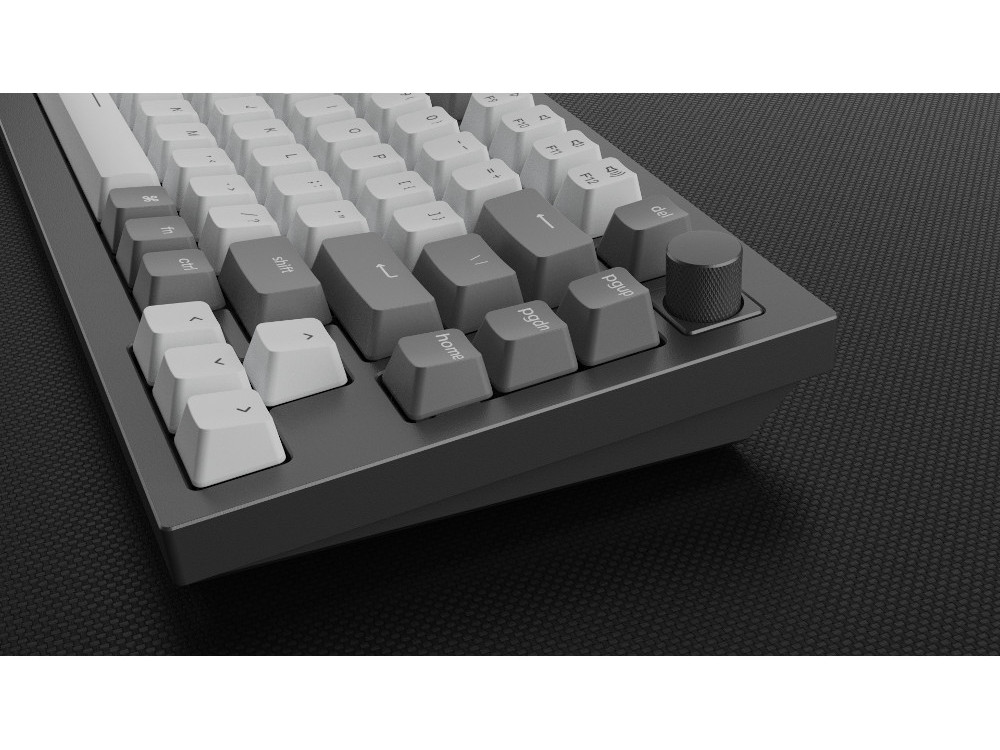 Keychron Keychron Q1 QMK カスタム・メカニカルキーボード ノブバージョン - US配列(テンキーレス)- 組み立て済み /  シルバーグレー / Gateron G Proスイッチ(ホットスワップ) 青軸 Q1 - 製品詳細 | パソコンSHOPアーク（ark）