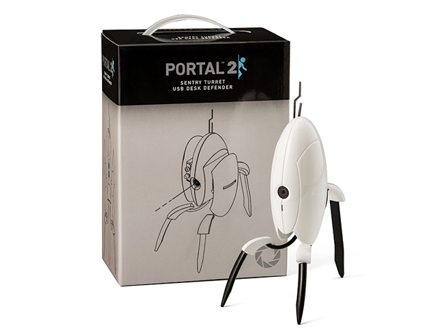 Thinkgeek Portal 2 Sentry Turret Usb Desk Defender ポータル2 セントリータレット Usb デスクディフェンダー 製品詳細 パソコンshopアーク Ark