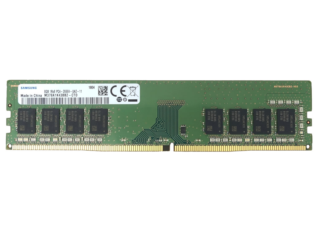 SAMSUNG M378A1K43BB2-CTD U-DIMM DDR4-2666 8GB BULK 288pin DDR4-2666  CL19-19-19 8GBモジュール単品 SAMSUNG純正バルク版 - 製品詳細 | パソコンSHOPアーク（ark）