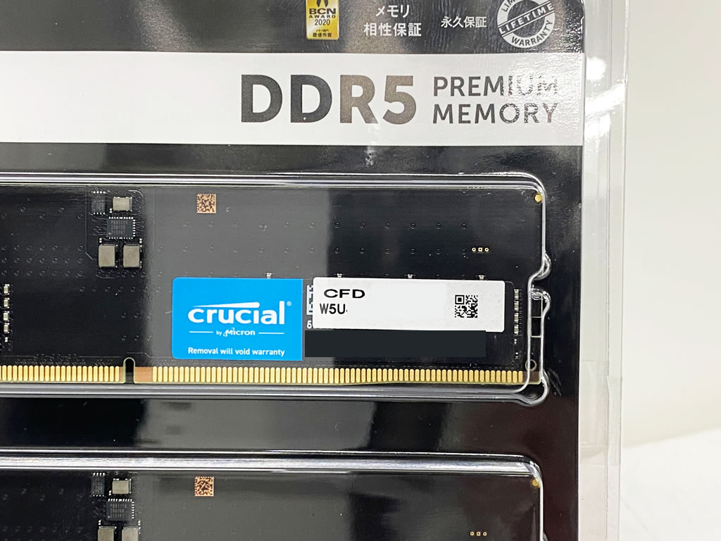 CFD W5U4800CM-16GS CFD Selection 288pin DDR5-4800 CL40-39-39 32GB(16GBx2)  1.1Volt - 製品詳細 | パソコンSHOPアーク（ark）