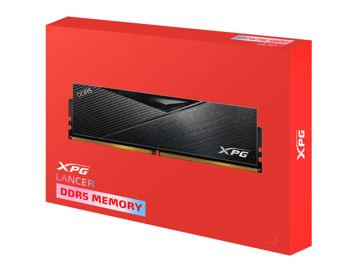 ADATA AX5U5200C3816G-DCLABK LANCER DDR5 288pin DDR5-5200 CL38-38-38 ...