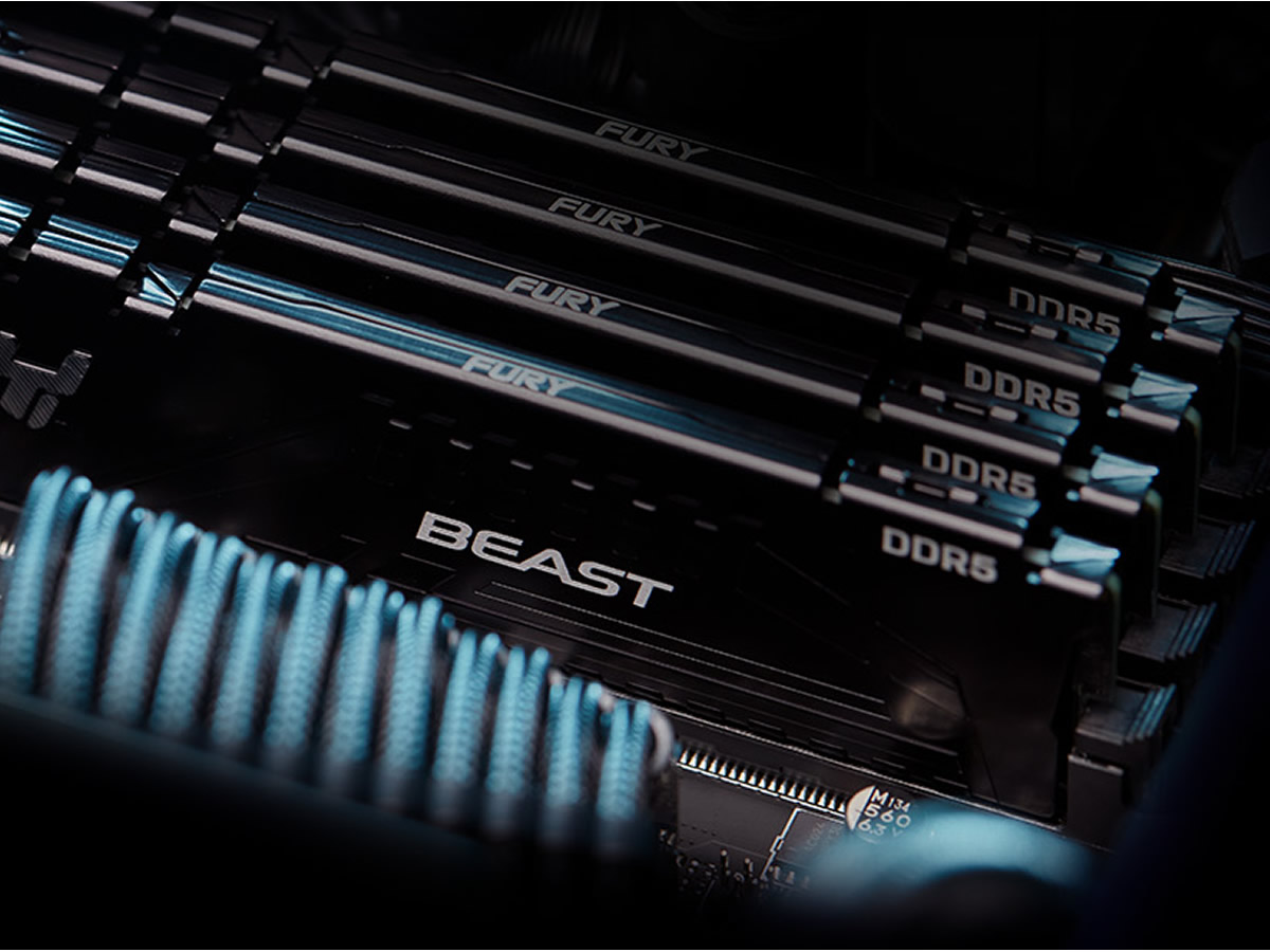 Kingston KF552C40BB-16 FURY Beast DDR5 288pin DDR5-5200 CL40-40-40 16GB(16GBx1枚)  1.25Volt XMP3.0 - 製品詳細 | パソコンSHOPアーク（ark）