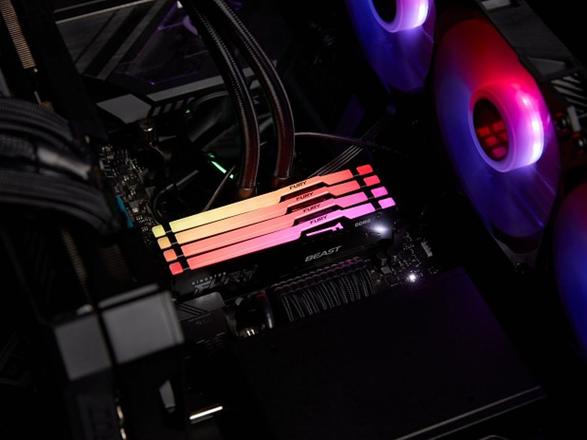 キングストン KF552C40BBK2-16 16GB Kit FURY Beast of 5200MHz DDR5 2 CL40 DIMM Black