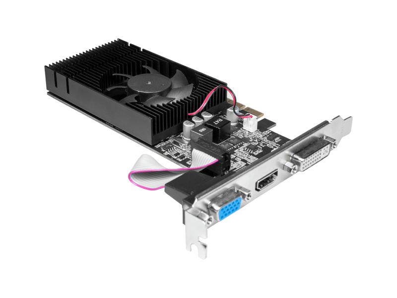 玄人志向 GF-GT730-E4GB/LP GeForce GT 730 4GB 128-bit DDR3 PCI Express対応ビデオ ...