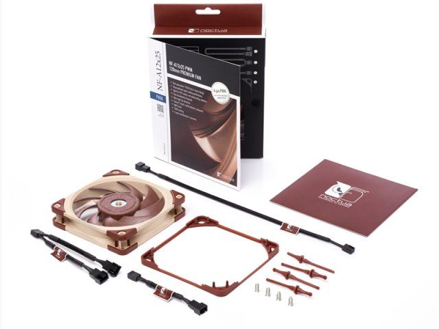 Noctua NF-A12x25 PWM 120x120x25mm, 2000rpm, 22.6dbA, 102.1m³/h, 2.34mmH2O, 4pin PWM - 製品詳細 | パソコンSHOPアーク(ark) Noctua NF-A12x25 PWM 120x120x25mm, 2000rpm, 22.6dbA, 102.1m³/h, 2.34mmH2O, 4pin PWM - 製品詳細 | パソコンSHOPアーク(ark)