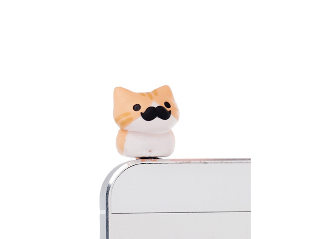 ピンクカンパニー にゃんこ型 イヤホンジャックカバー ブラウン管ひげ にゃんこ型イヤホンジャックにヒゲが生えた 製品詳細 パソコンshopアーク Ark