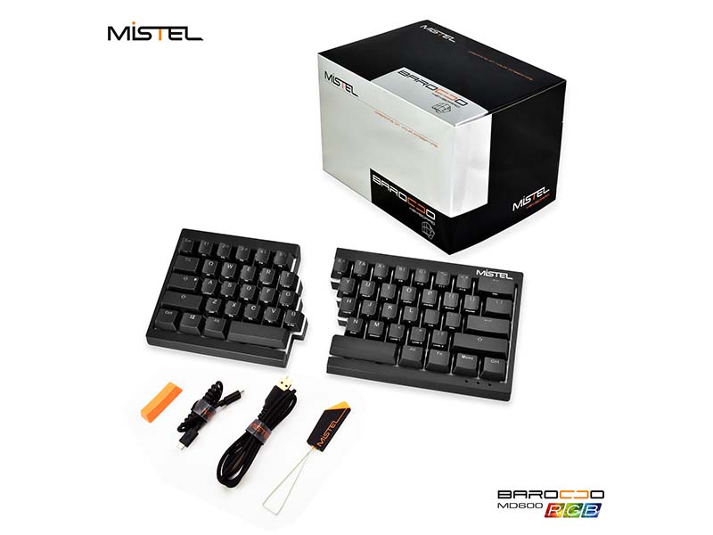 Mistel Mistel Barocco MD600 RGB Cherry MX ピンク軸 英語配列 ブラック BAROCCO - 製品詳細 |  パソコンSHOPアーク（ark）