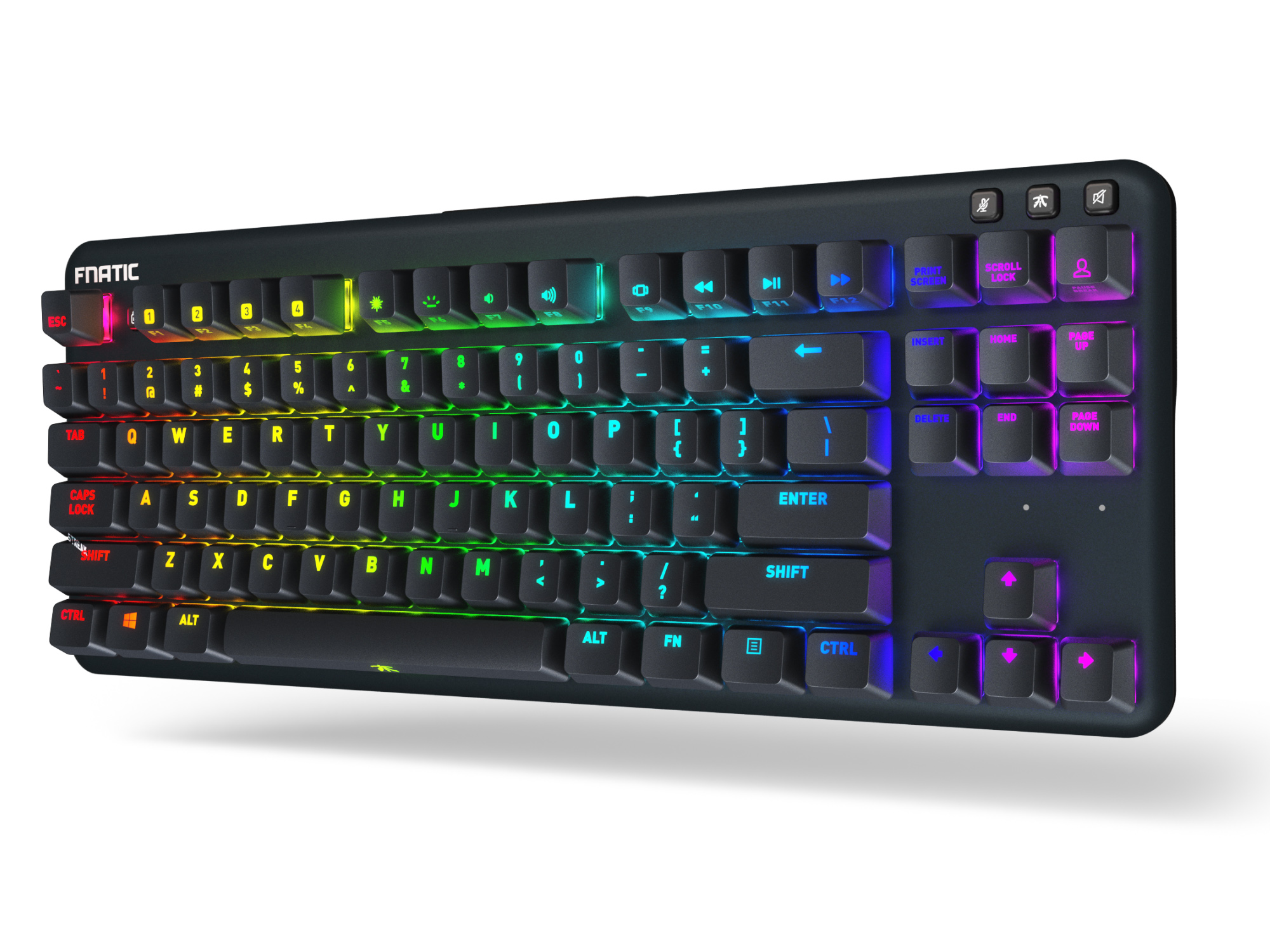 Fnatic Gear Ministreak Silent Us Ministreak 快適性と携帯性を両立するテンキーレス英語配列のゲーミングキーボード 製品詳細 パソコンshopアーク Ark