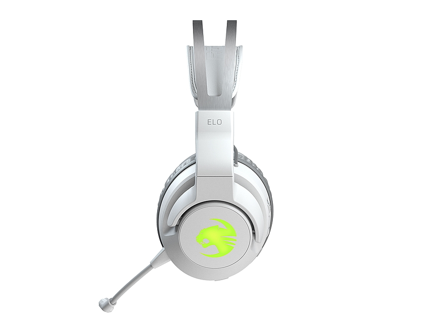 Roccat Elo 7 1 Air ホワイト Elo Elo シリーズ サラウンドサウンドrgbゲーミングヘッドセットワイヤレスモデル 製品詳細 パソコンshopアーク Ark