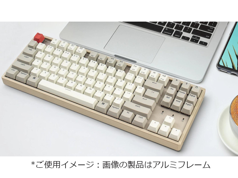 Keychron Keychron K8 ノンバックライト・ワイヤレス・メカニカルキーボード - US配列(テンキーレス)-Keychronメカニカル赤軸  K8 - 製品詳細 | パソコンSHOPアーク（ark）
