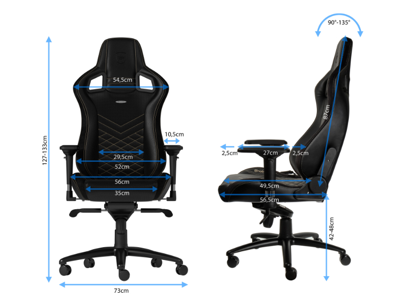 noblechairs noblechairs EPIC ゴールド EPIC - 製品詳細 | パソコンSHOPアーク（ark）