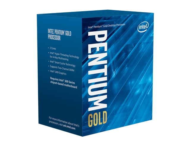 Intel Pentium Gold G5600 Desktop Processor 2 Core 3.9GHz LGA1151 300 Series 54W BX80684G5600 
