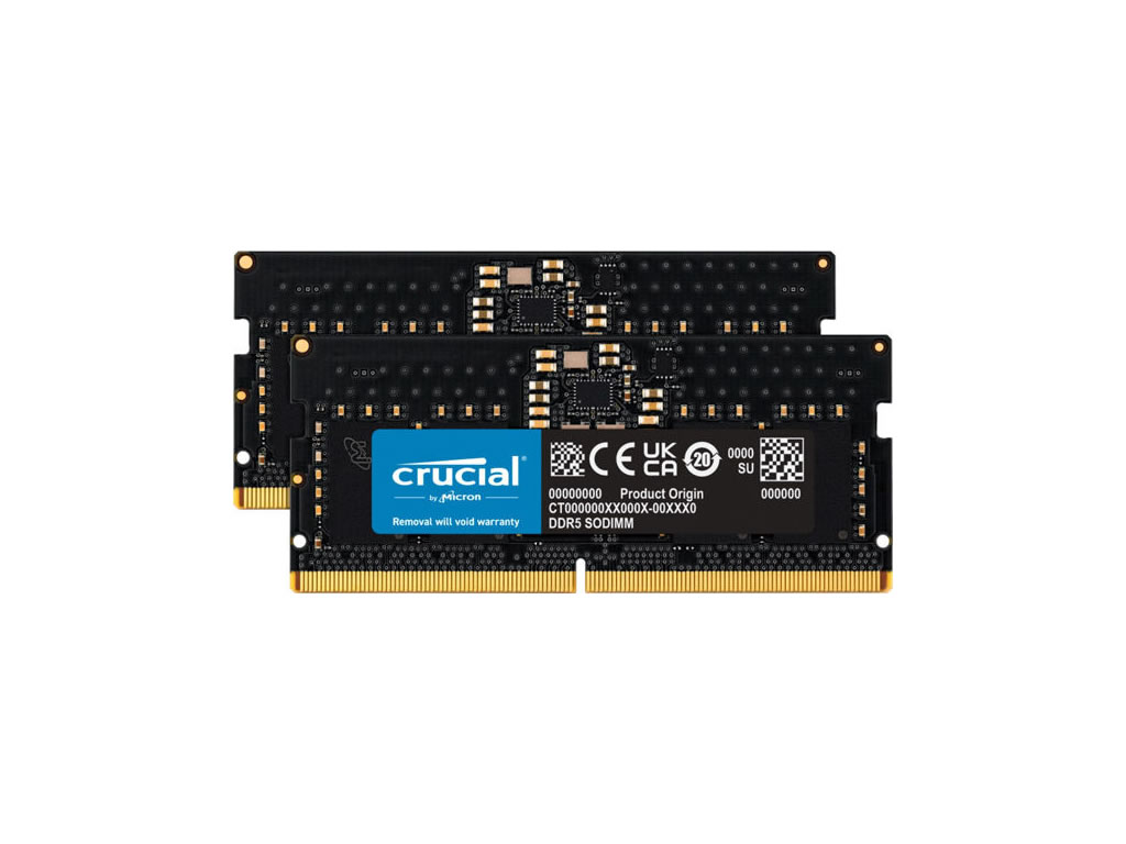 Crucial 32 GB (16 GB x 2) DDR5 4800 メモリ-