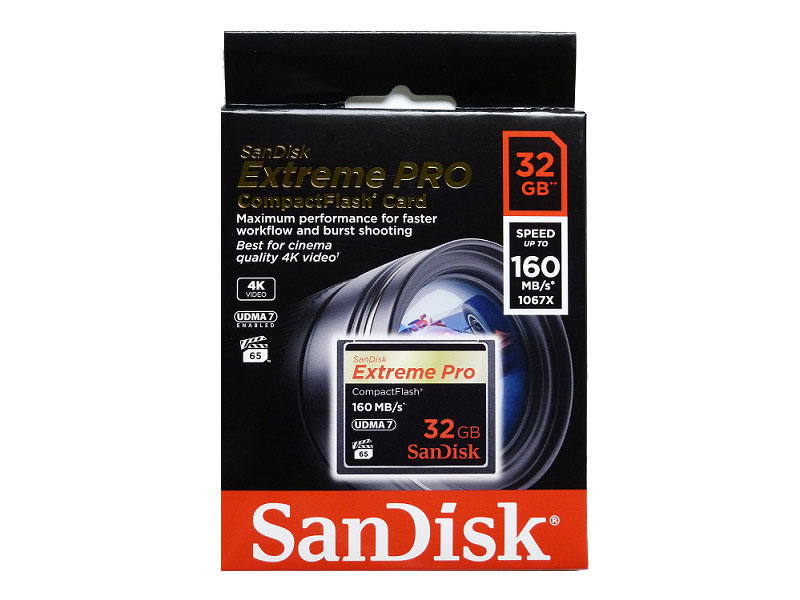 サンディスク コンパクトフラッシュ カード SDCFXPS-032G-J61 プロ 32GBエクストリーム