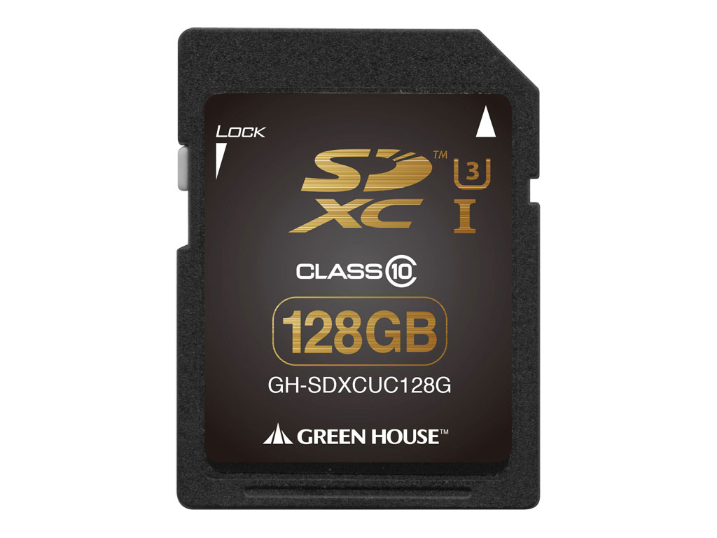 GreenHouse GH-SDXCUC128G GH-SDXCUC SDXCカード 128GB UHS-I(U3)対応 - 製品詳細