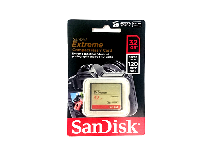 SanDisk SDCFXSB-032G-G46 Extreme コンパクトフラッシュ 32GB 800倍速 - 製品詳細 |  パソコンSHOPアーク（ark）