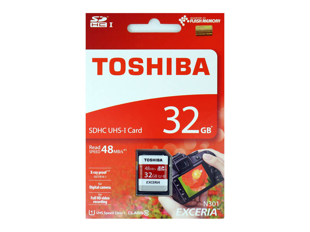 TOSHIBA THN-N301R0320A4 EXCERIA N301 SDHCカード 32GB UHS-I対応 [並行輸入海外パッケージ品] -  製品詳細 | パソコンSHOPアーク（ark）