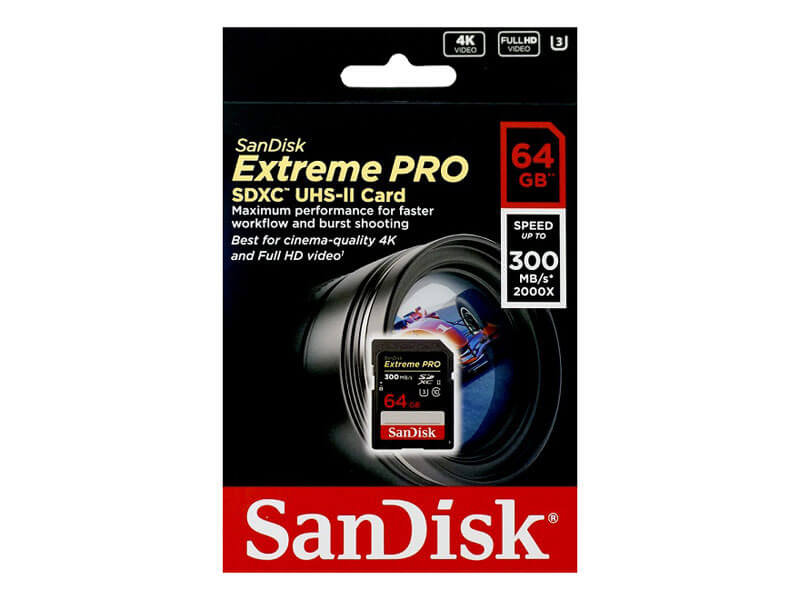 SanDisk SDSDXPK-064G-GN4IN ExtremePro SDXCカード 64GB UHS-2 Speed class3対応  [並行輸入海外パッケージ品] - 製品詳細 | パソコンSHOPアーク（ark）
