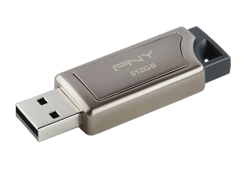 black PNY Retract USB 3.0 Flash Drive 64GB P-FD64GTRTC-GE 