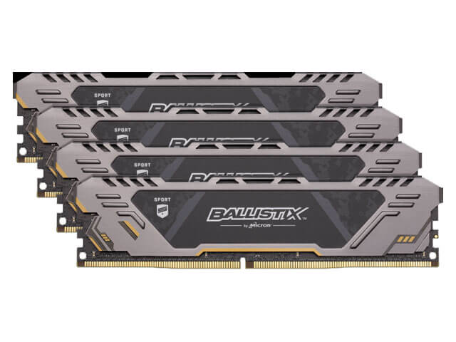 商品レビュー詳細 | Crucial BLS4K8G4D30CESTK Ballistix Sport 288Pin