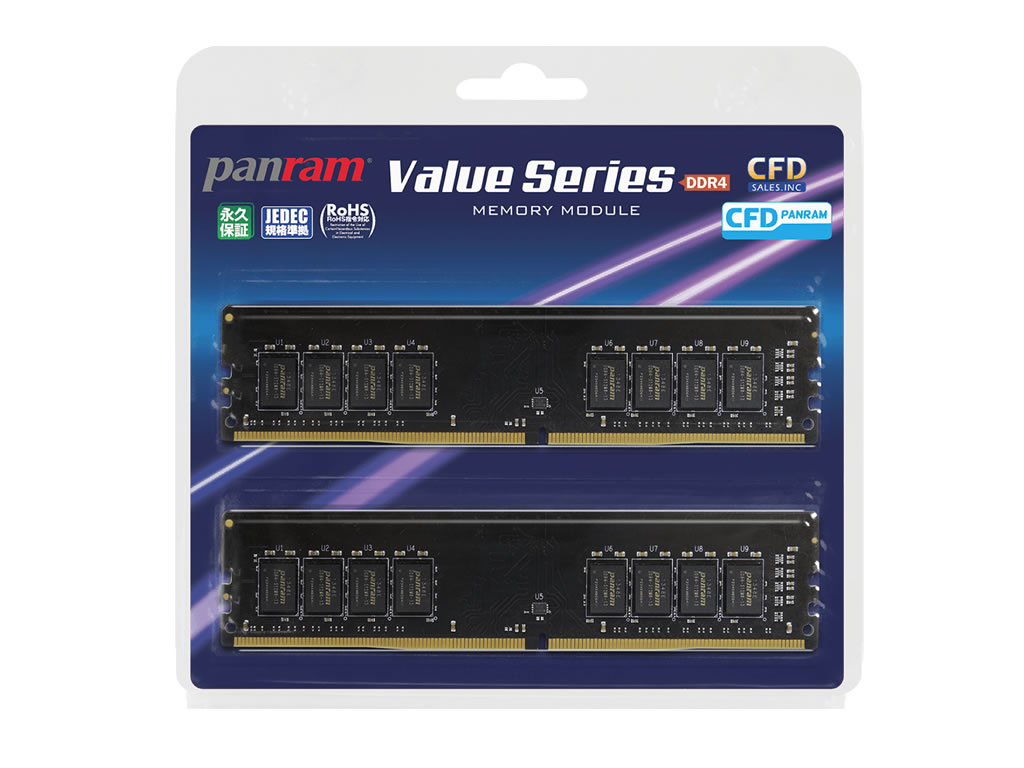 Umax Dcddr4 2666 16gb Hs 288pin Ddr4 2666 16gb 8gbx2枚組 Set 1 2volt Cl19 1rank 製品詳細 パソコンshopアーク Ark